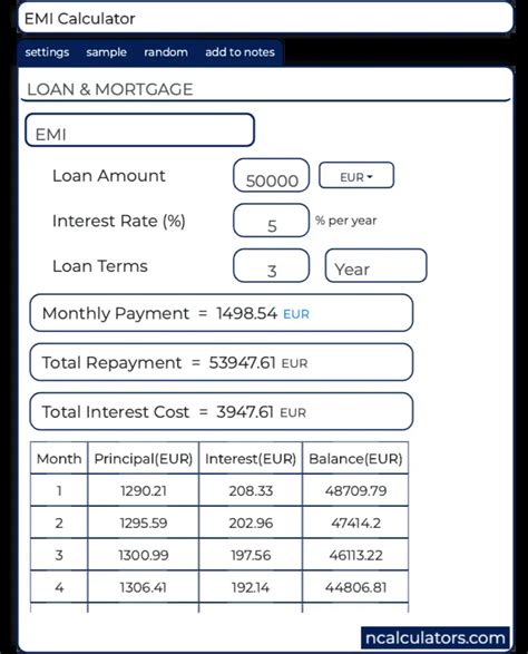 credit card smart emi calculator|emi calculator with prepayment calculation.